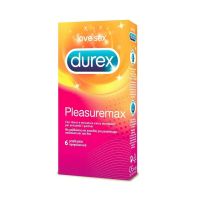 Durex Pleasuremax Προφυλακτικά Με Ραβδώσεις & Κουκκίδες 6τμχ