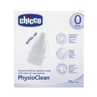 Chicco Physioclean Ανταλλακτικά Κιτ Αναρρόφησης Για Τη Μύτη 0m+ 10τμχ