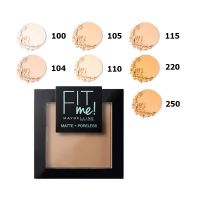 Maybelline Fit Me Matte + Poreless Powder 9g (Various Shades)