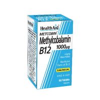 Health Aid Metcobin Methylcobalamin B12 1000mg Συμπλήρωμα Διατροφής 60 Ταμπλέτες