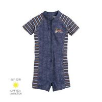 UV Sun Clothes Αντι-ηλιακά Ρούχα UVA & UVB Ολόσωμο Μαγιό Φορμάκι Τζιν Μπλε 5-6 χρονών 110-116cm