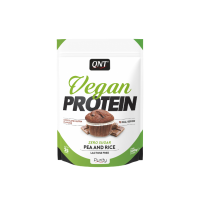 QNT Vegan Protein Zero Sugar Lactose Free Chocolate Muffin Flavour 500g