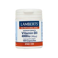 Lamberts Vitamin D3 4000iu 120 ταμπλέτες