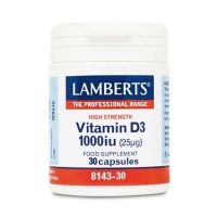 Lamberts Vitamin D 1000iu 30 ταμπλέτες