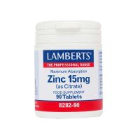 Lamberts Zinc Citrate 15mg 90tabs