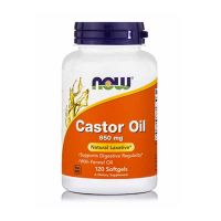 Now Castor Oil 650mg 120 Softgels