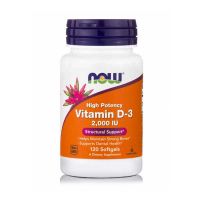 Now High Potency Vitamin D-3 2000IU 120 Softgels