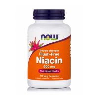 Now Double Strength Flush-Free Niacin 500mg 90 Veg Capsules