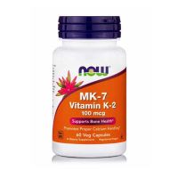 Now MK-7 Vitamin K-2 100mcg 60 Veg Capsules