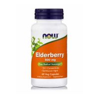 Now Elderberry 500mg 60 Veg Capsules