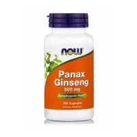 Now Panax Ginseng 500mg 100 Capsules