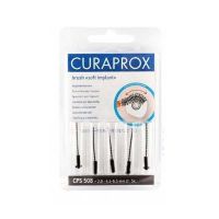 Curaprox CPS 507 Soft Implant Μεσοδόντια Βουρτσάκια για Εμφυτέυματα Πορτοκαλί 5 τμχCuraprox CPS 508 Soft Implant Μεσοδόντια Βουρτσάκια για Εμφυτέυματα Μαύρο 5 τμχ