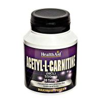Health Aid Acetyl-L-Carnitine 550mg 30 ταμπλέτες