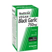 Health Aid Black Garlic 750mg 30 Capsules