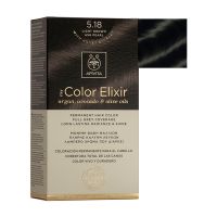 Apivita My Color Elixir Μόνιμη Βαφή Μαλλιών 5.18 Καστανό Ανοιχτό Σαντρέ Περλέ