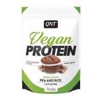 QNT Vegan Protein Zero Sugar Lactose Free Vanilla Macaroon Flavour 500g