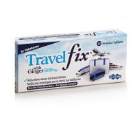 Uni-pharma Travel Fix Συμπλήρωμα Διατροφής για την Ανακούφιση από την Ναυτία των Ταξιδιωτών 10 δισκία