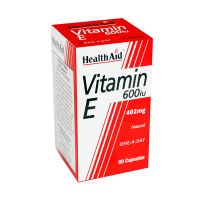 Health Aid Vitamin E 600IU 402mg 30 Capsules