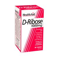 Health Aid D-Ribose 1000mg Vegan 90 Ταμπλέτες