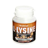 Health Aid L-Lysine Hydrocloride 500mg 60 Tablets