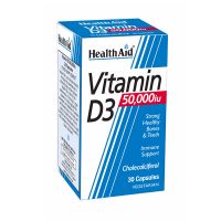 Health Aid Vitamin D3 50000IU 30 Κάψουλες