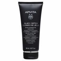 Apivita Cleansing Black Gel for Face and Eyes with Propolis and Activated Charcoal 150 ml