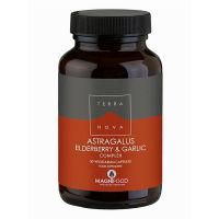 Terranova Astragalus, Elderberry & Garlic Complex 50 Veg Caps