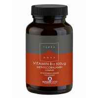 Terranova Vitamin B12 500mcg Methylcobalamin Complex 50 Veg Caps