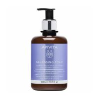 Apivita Cleansing Creamy Foam for Face and Eyes with Olive, Lavender and Propolis 300 ml