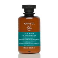Apivita Oily Hair Σαμπουάν για τη Ρύθμιση της Λιπαρότητας 250 ml