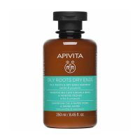 Apivita Oily Roots Dry Ends Σαμπουάν για Λιπαρές Ρίζες & Ξηρές Άκρες 250 ml