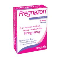 Health Aid Pregnazon Φροντίδα Πριν, Κατά & Μετά Την Εγκυμοσύνη Vegan 30tabs