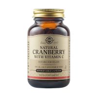 Solgar Natural Cranberry With Vitamin C 60 Vegetable Capsules