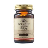 Solgar Folacin (Folic Acid) 800mcg 100 Ταμπλέτες
