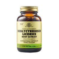 Solgar SFP Deglycyrrhised Licorice Root Extract 60 Vegetable Capsules