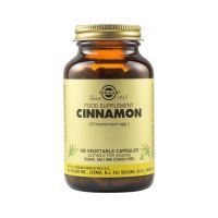 Solgar Cinnamon (Cinnamomum spp.) 100 Vegetable Capsules