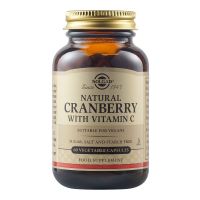 Solgar Natural Cranberry With Vitamin C 60 Vegetable Capsules