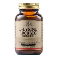 Solgar L-Lysine 1000mg Free Form Αμινοξέα 50 tabs