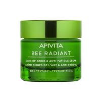 Apivita Bee Radiant Κρέμα Προσώπου Πλούσιας Υφής Για Σημάδια Αντιγήρανσης & Ξεκούραστη Όψη Για Ξηρές Επιδερμίδες 50ml