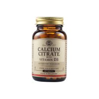 Solgar Calcium Citrate With Vitamin D3 60 Tablets