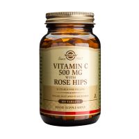 Solgar Vitamin C 500mg With Rose Hips Βιταμίνες 100 Tabs