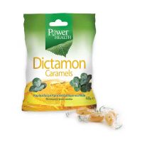 Power Health Dictamon Caramels Καραμέλες Με Κρητικό Δίκταμο & Μέλι Γεύση Κανέλα 60g