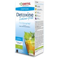 Ortis Detox Detoxine Συμπλήρωμα Διατροφής Χωρίς Ιώδιο Με Γεύση Μήλο 250ml, Πρόγραμμα 20 ημερών