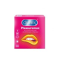 Durex Pleasuremax Προφυλακτικά Με Ραβδώσεις & Κουκίδες 3τμχ