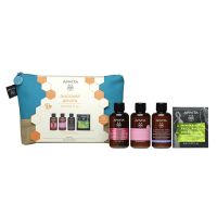 Apivita Travel Kit Discover Set Με Τονωτικό Σαμπουάν Για Γυναικεία Τριχόπτωση 75ml & Intimate Daily Απαλό Τζελ Καθαρισμού 75ml & Κρεμώδης Αφρός Καθαρισμού Προσώπου 75ml & Express Beauty Μάσκα Προσώπου Για Ενυδάτωση & Καταπράϋνση Με Φραγκόσυκο 2x8ml