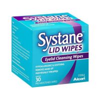 Alcon Systane Lid Wipes Υποαλλεργικά Μαντηλάκια για τον Καθημερινό Καθαρισμό των Βλεφάρων 30τμχ