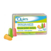 Quies Earplugs Mousse Confort Ωτοασπίδες από Μαλακή Πολυουρεθάνη 3 ζεύγη