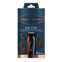 Gillette King • C • Beard Trimmer Επαναφορτιζόμενη Ξυριστική Μηχανή Προσώπου με 3 χτενάκια