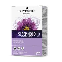 Superfoods Sleep Mood Συμπλήρωμα Διατροφής για Αϋπνία, Χαλάρωση & Άγχος 30 κάψουλες
