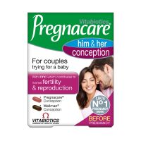 Vitabiotics Pregnacare His & Her Conception Dual Pack 30+ 30 ταμπλέτες